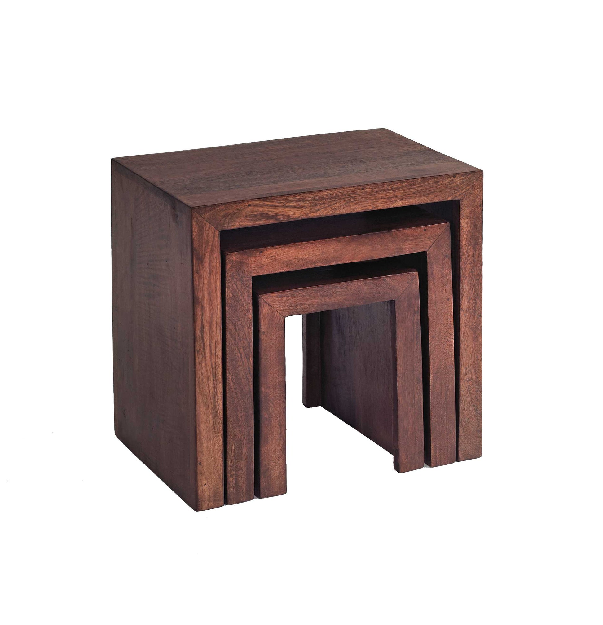 Toko Nest of 3 Tables 100% Solid Mango Wood