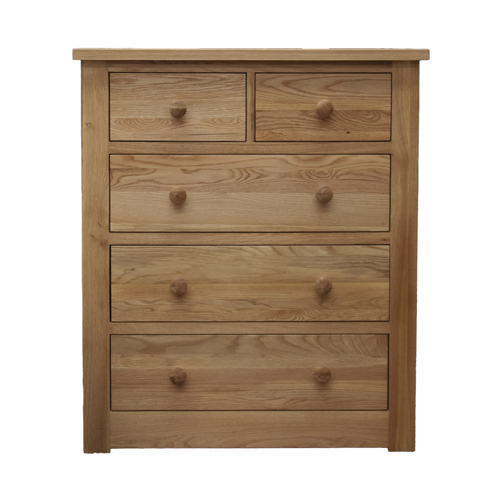 Torino 2 Over 3 Chest. 100% Solid Oak1
