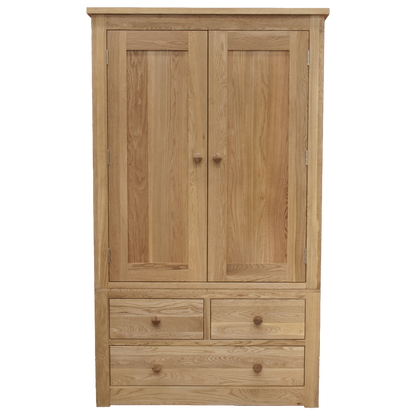 Torino Gents Wardrobe. 100% Solid Oak3