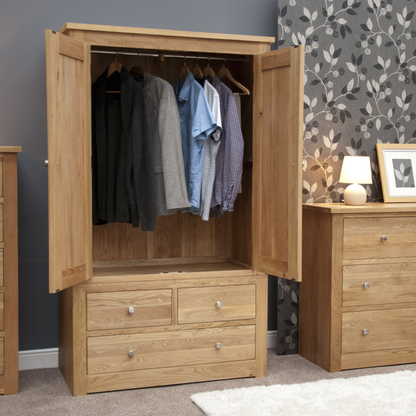 Torino Gents Wardrobe. 100% Solid Oak4