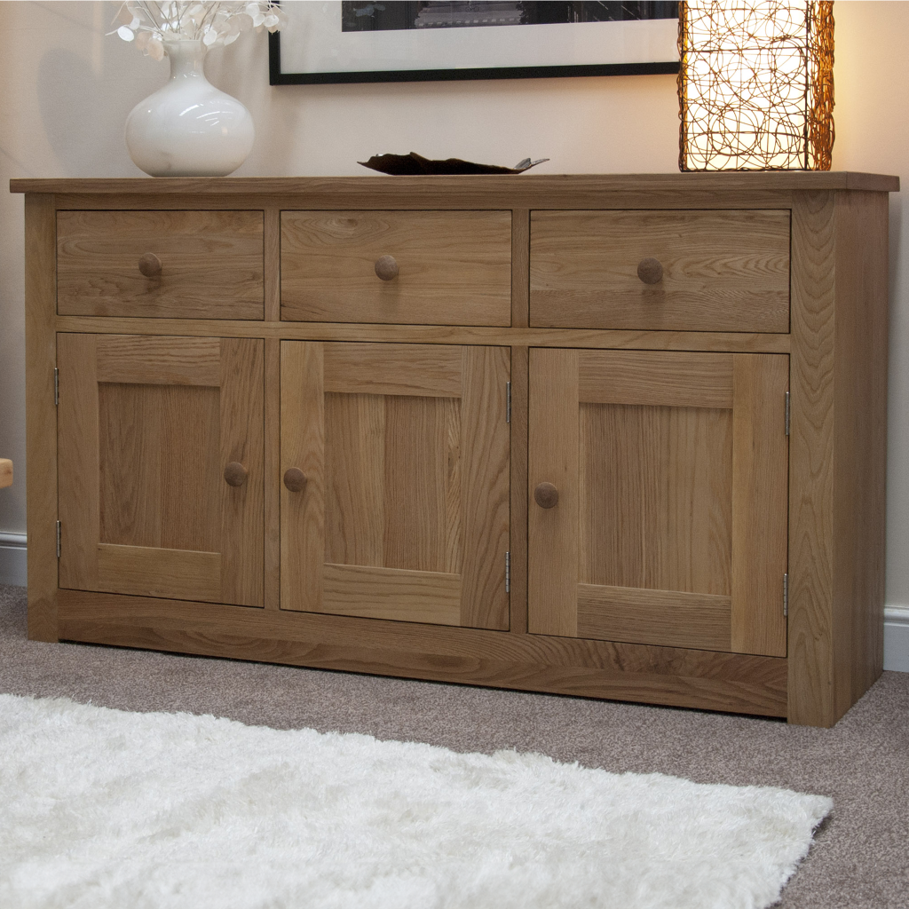 Torino Large Sideboard. 100% Solid Oak1