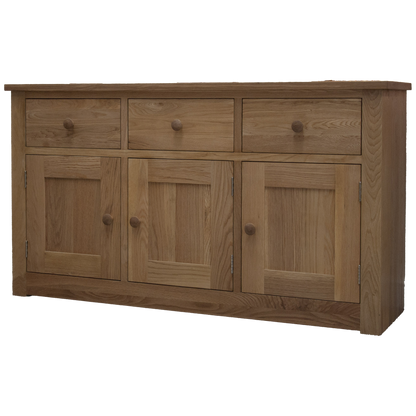 Torino Large Sideboard. 100% Solid Oak2
