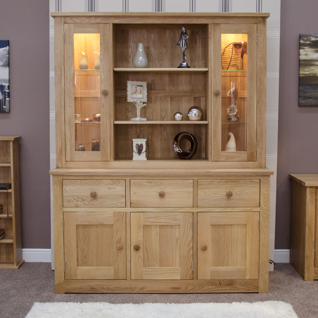 Torino Large Sideboard Top. 100% Solid Oak