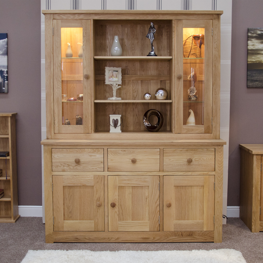 Torino Large Sideboard Top. 100% Solid Oak