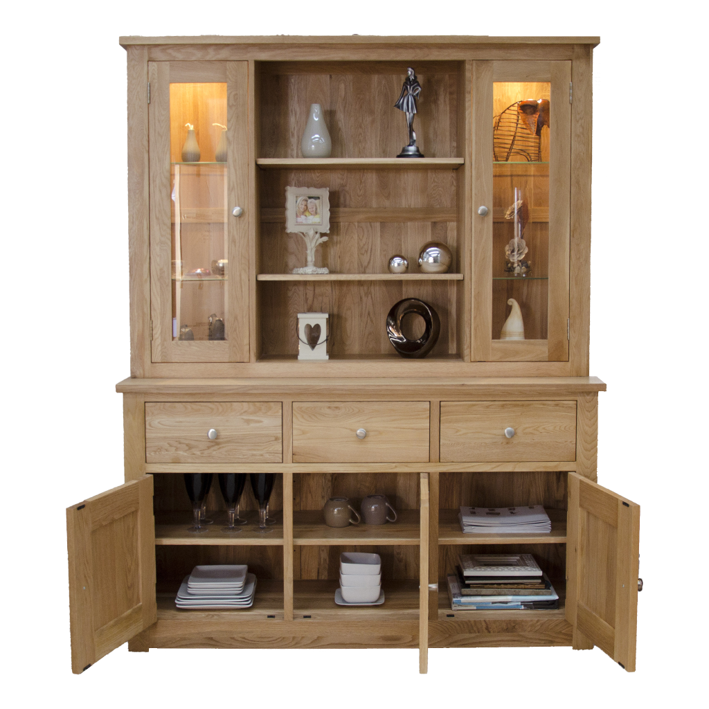 Torino Large Sideboard Top. 100% Solid Oak