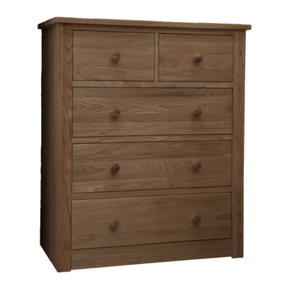 Torino Wide 2 Over 3 Chest. 100% Solid Oak1