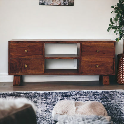 Tula Media Unit. 100% Solid Mango Wood