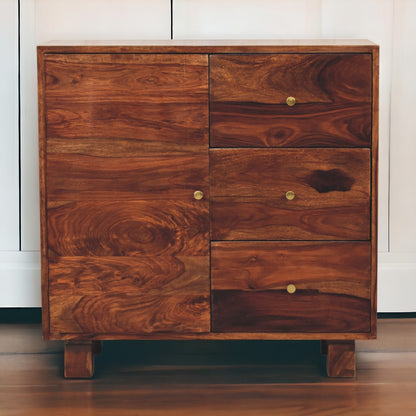 Tula Mini Sideboard. 100% Solid Mango Wood