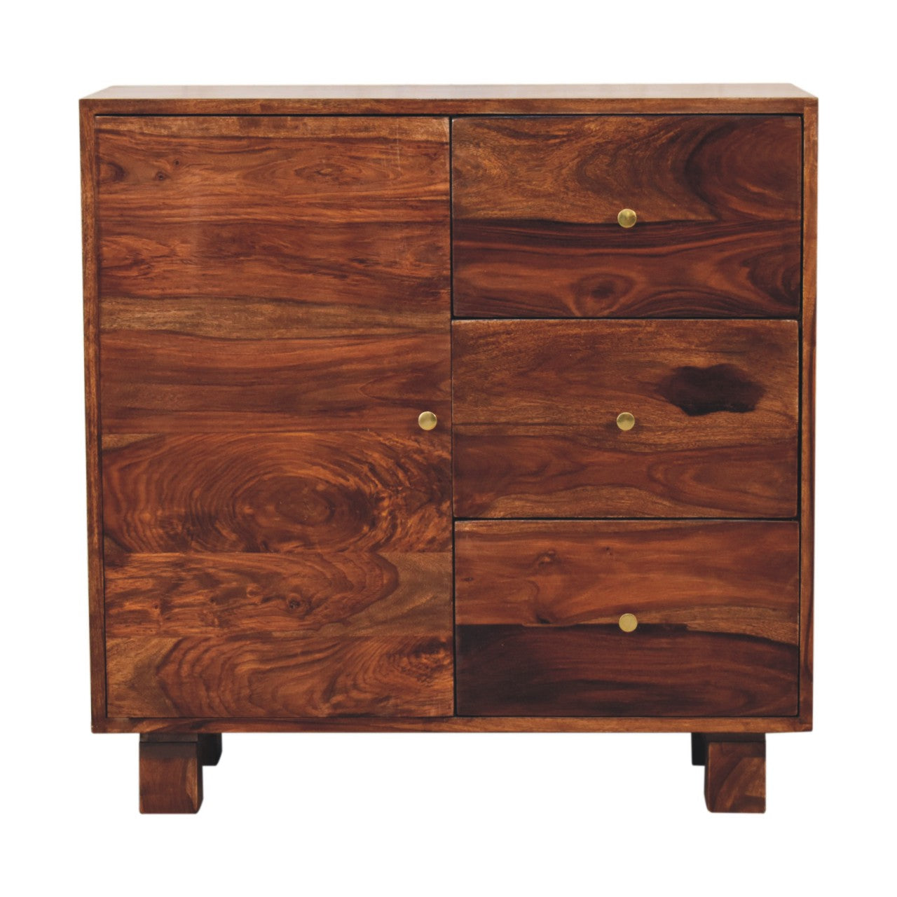 Tula Mini Sideboard. 100% Solid Mango Wood