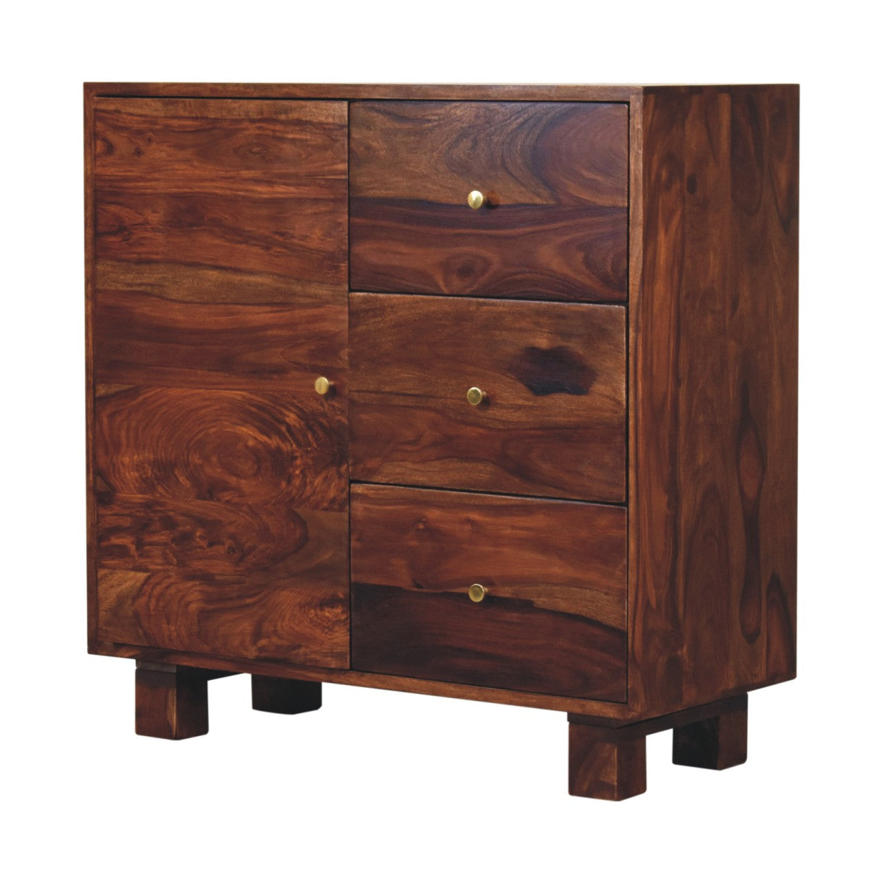 Tula Mini Sideboard. 100% Solid Mango Wood