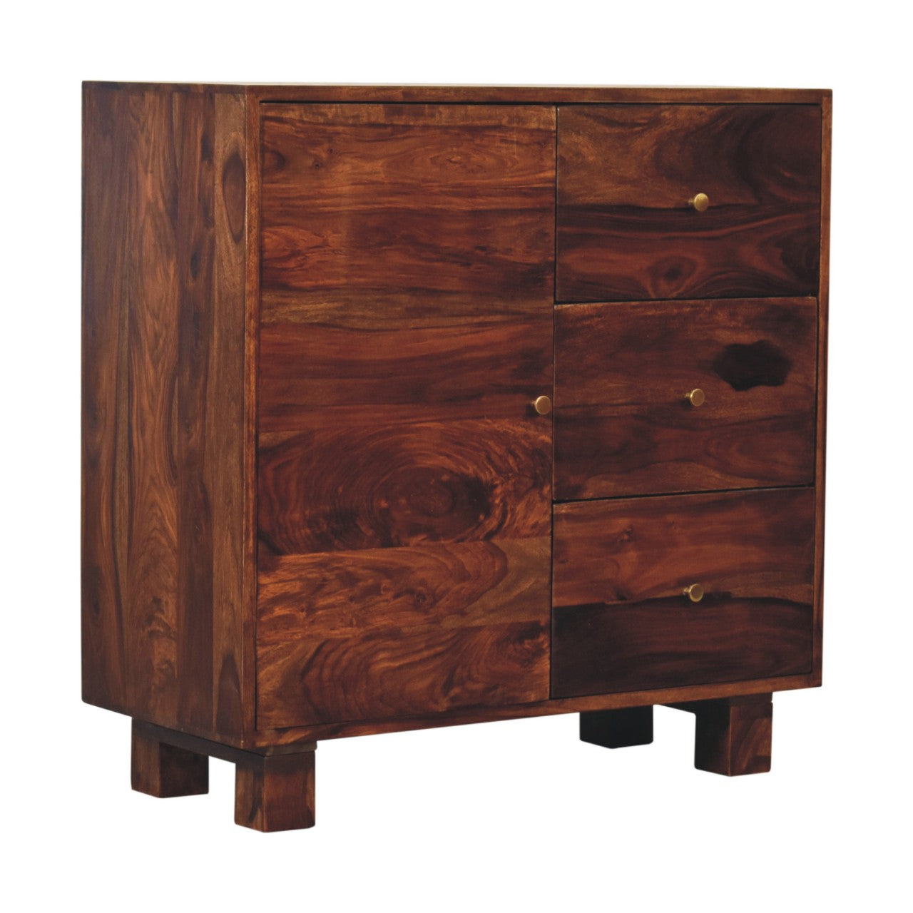 Tula Mini Sideboard. 100% Solid Mango Wood