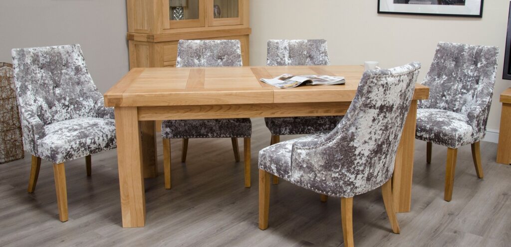 Twin Panel Large Extending Table 100% Solid Oak