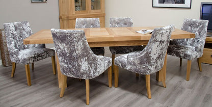 Twin Panel Large Extending Table 100% Solid Oak