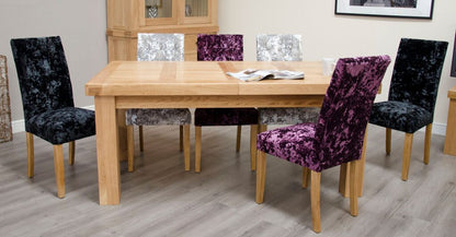 Twin Panel Large Extending Table 100% Solid Oak