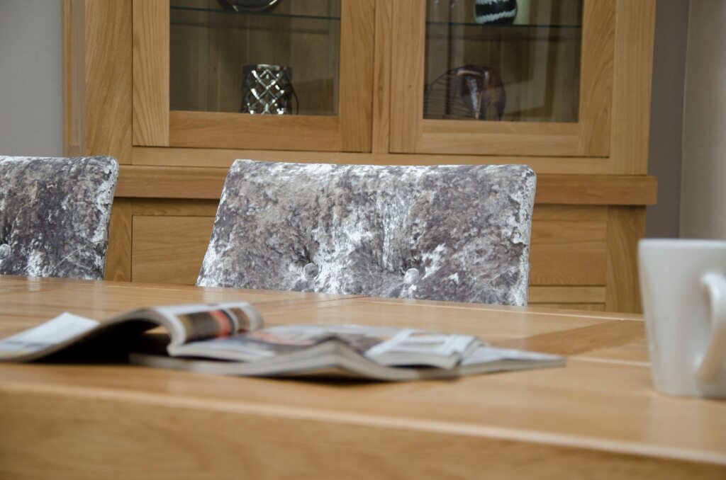 Twin Panel Large Extending Table 100% Solid Oak