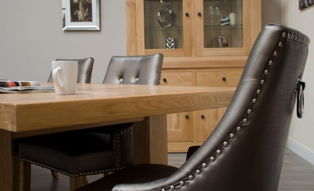 Twin Panel Large Extending Table 100% Solid Oak