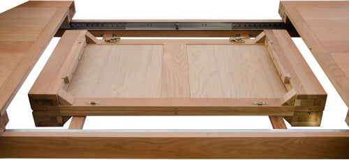 Twin Panel Large Extending Table 100% Solid Oak