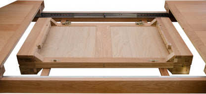 Twin Panel Large Extending Table 100% Solid Oak