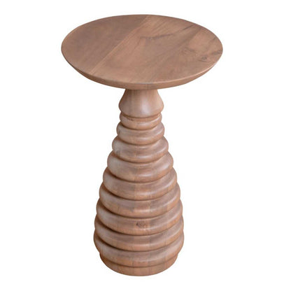 Valencia Cane & Mango Side Table. 100% solid mango wood