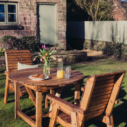 Valley 2 Seat Set - 2 Chairs & Round Table