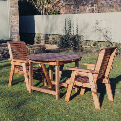 Valley 2 Seat Set - 2 Chairs & Round Table
