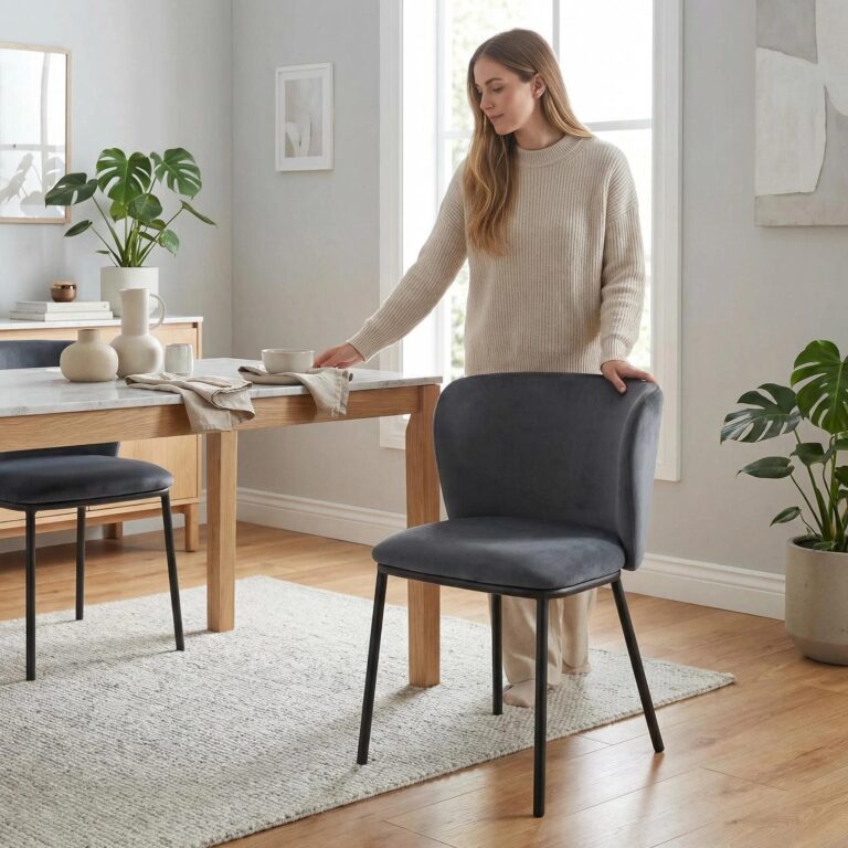 Velvet Dining Chair (Price for 2 Chairs) - 5 Colours Available