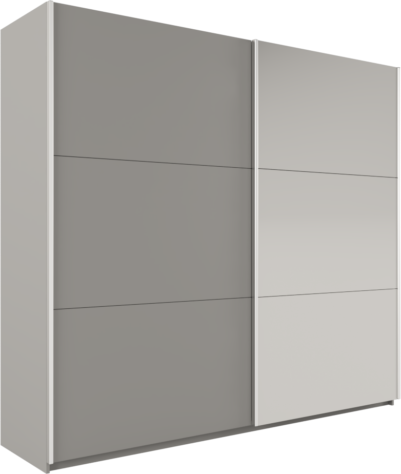 Vigo Sliding Mirrored Door Wardrobe 250cm Wide - 5 Colours available