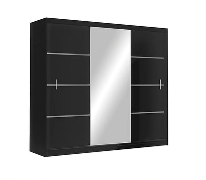 Vista 250cm Sliding Wardrobe in 3 Colour Options