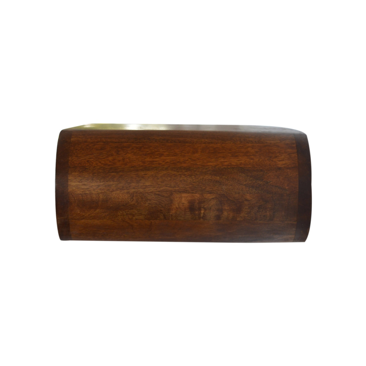 Wall-Mounted Round Chestnut Bedside.100% Solid Mango Wood