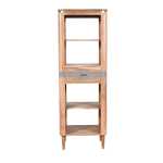 Wilton Acacia Open Bookcase. 100% solid hardwood