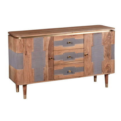 Wilton Acacia Wood  Sideboard. 100% Solid Acacia Hardwood