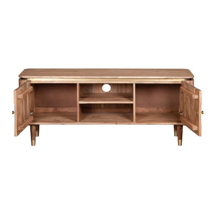 Wilton Acacia Wood TV unit. 100% Solid Acacia Hardwood