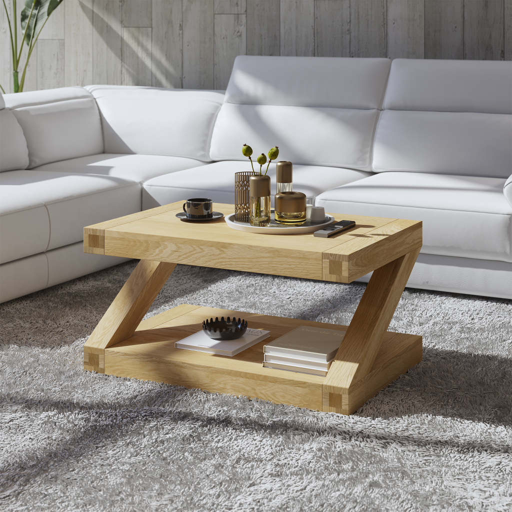 Z Coffee Table 100% solid oak