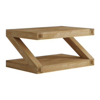 Z Coffee Table 100% solid oak