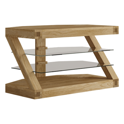 Z Corner TV Unit&nbsp; 100% solid oak