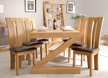 Z Dining Table. 100% solid oak