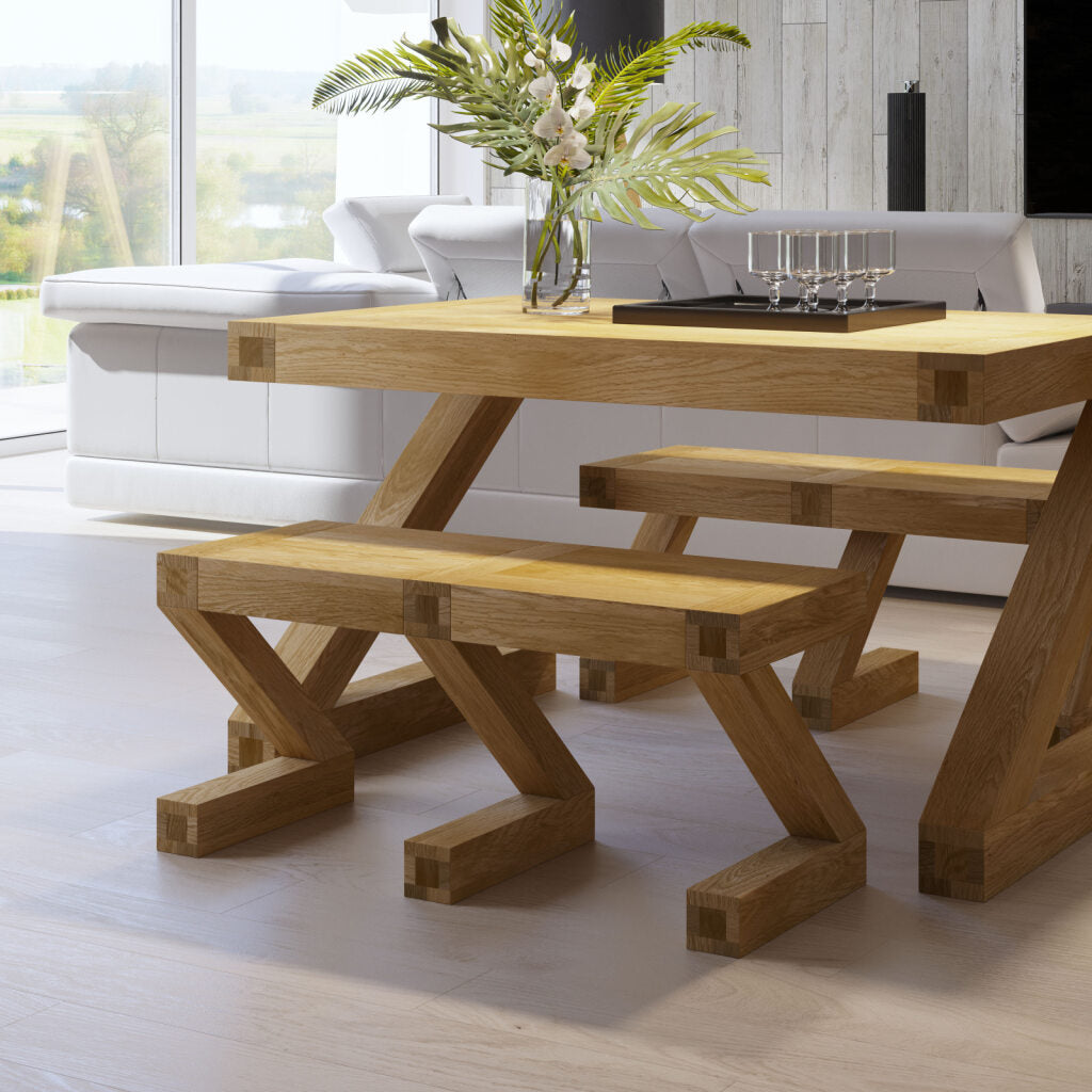 Z Dining Table 100% solid oak