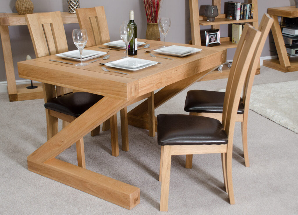 Z Dining Table 100% solid oak
