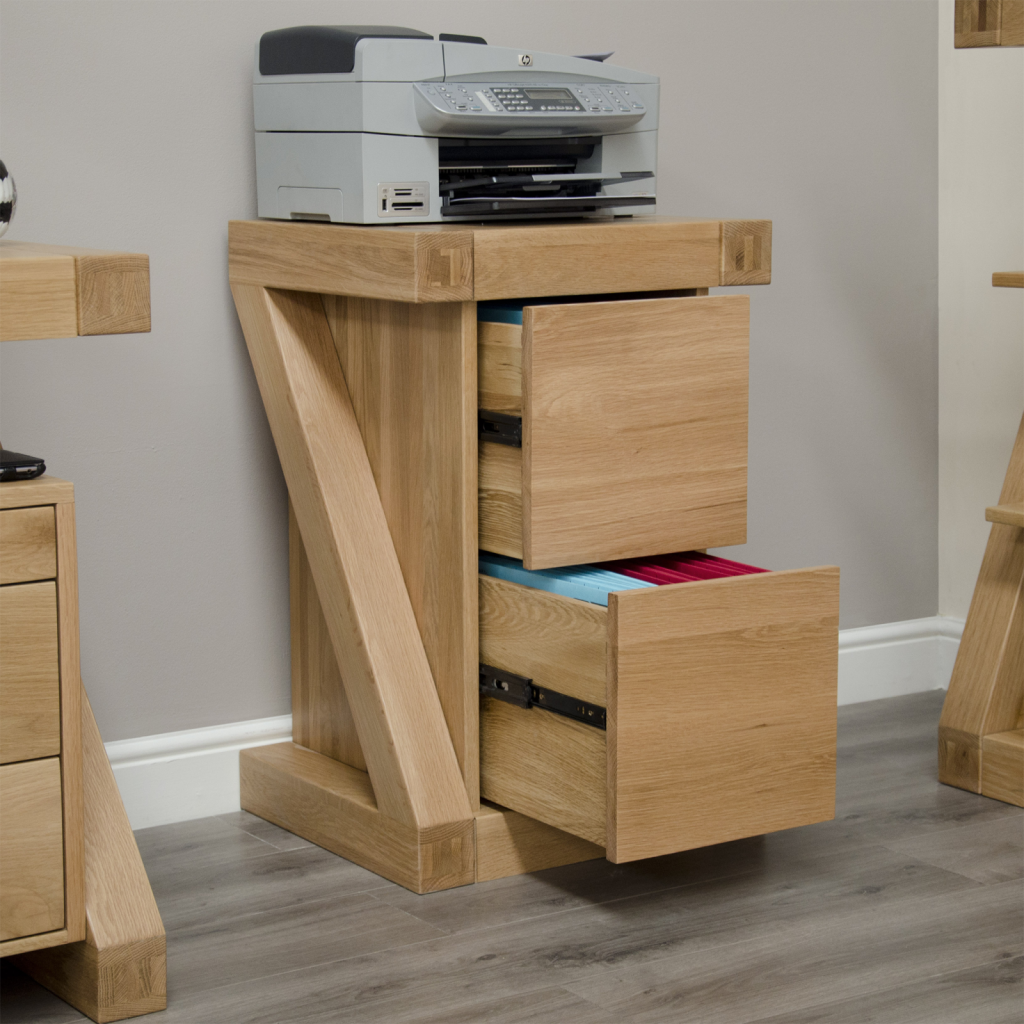 Z File Cabinet 100% solid oak