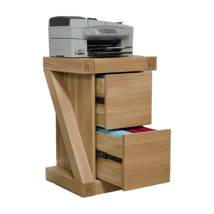 Z File Cabinet 100% solid oak
