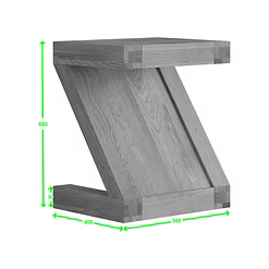 Z Lamp Table 100% solid oak