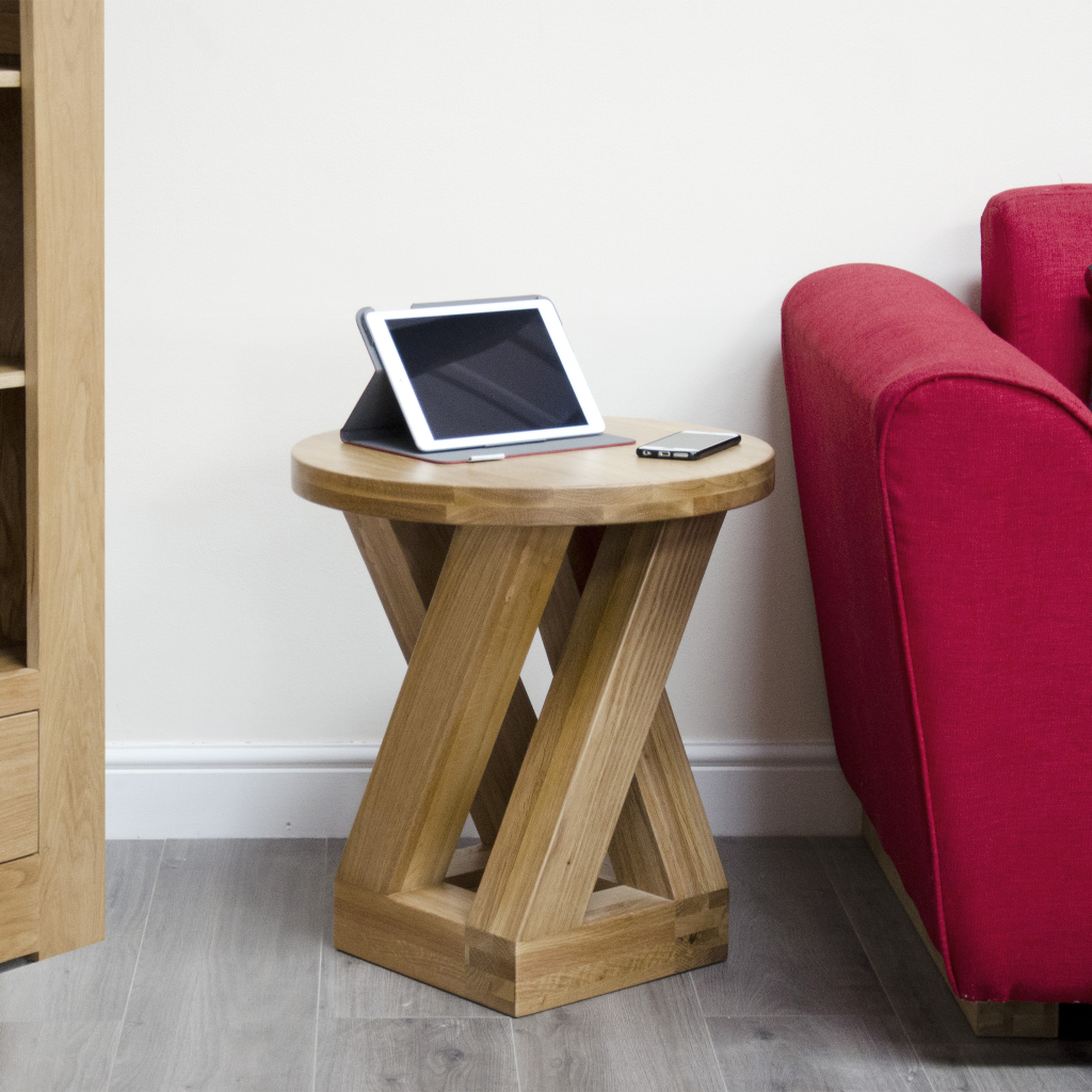 Z Lamp Table&nbsp;100% solid oak