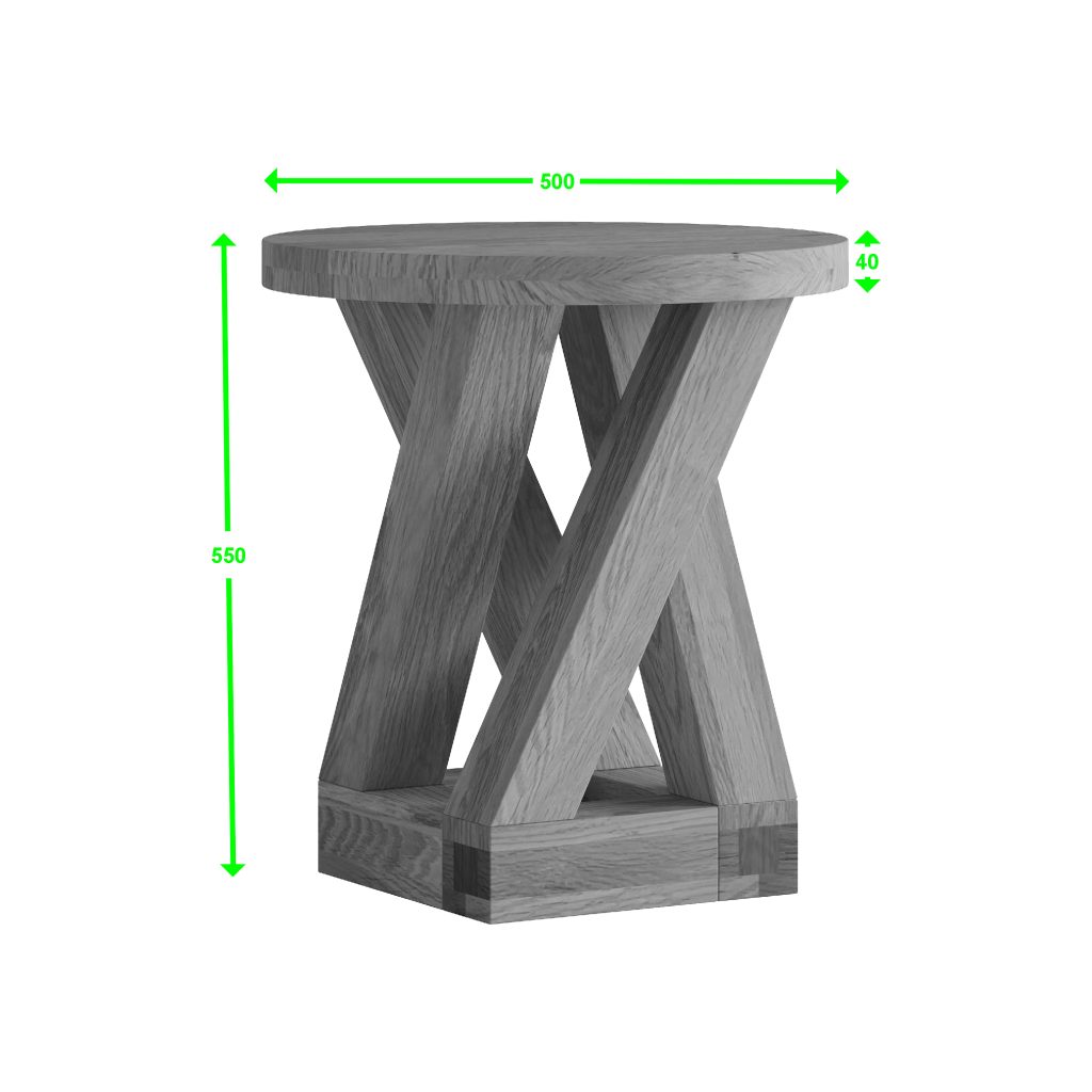 Z Lamp Table&nbsp;100% solid oak
