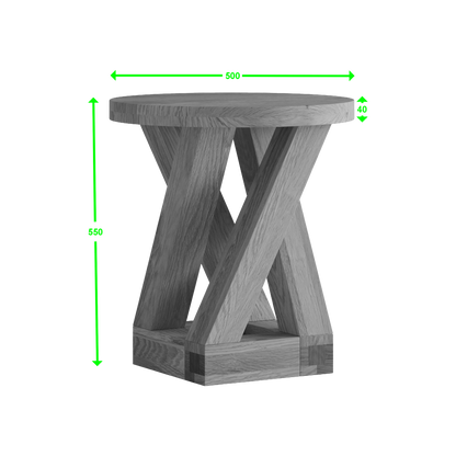 Z Lamp Table&nbsp;100% solid oak