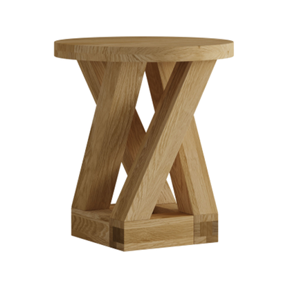 Z Lamp Table&nbsp;100% solid oak