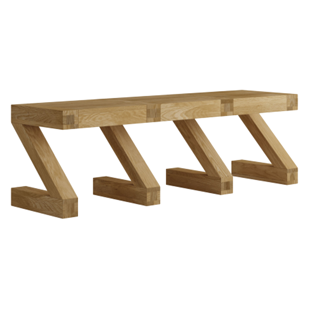 Z Large Bench 100% solid oak
