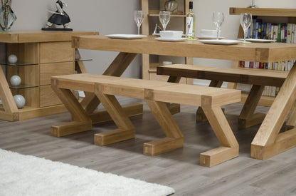 Z Large Bench 100% solid oak