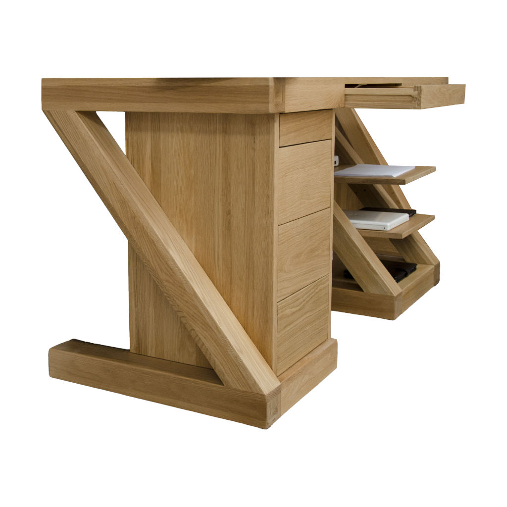 Z Large Computer Desk100% solid oak