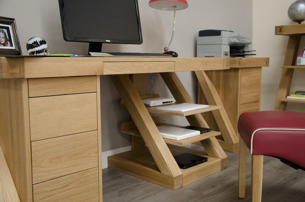 Z Large Computer Desk100% solid oak