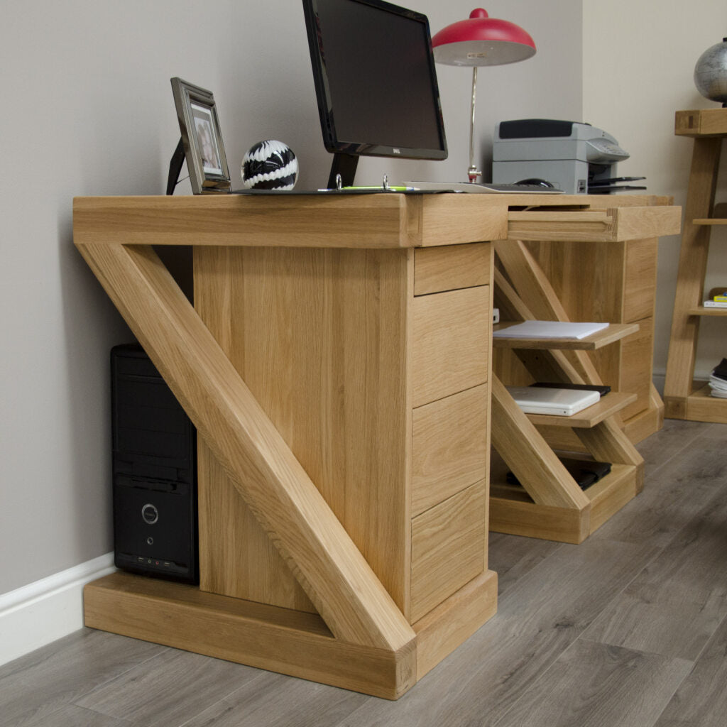 Z Large Computer Desk100% solid oak